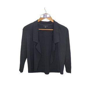 COS Black Open Front Crop Cardigan Size Small